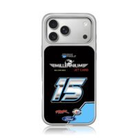Brennan Poole 15 NASCAR Ford iPhone 17 Pro Max Electroplated Silver Case1