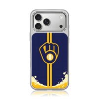 Brewers baseball fist beer foam iPhone 17 Pro Max Electroplated Silver Case1