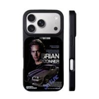 Brian OConner Fast Furious Car iPhone 17 Pro Max Black Case