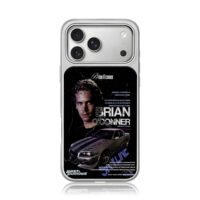 Brian OConner Fast Furious Car iPhone 17 Pro Max Electroplated Silver Case1