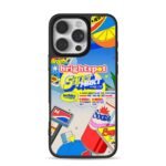 Brightspot Super MRKT soda art iPhone 16 Pro Max Black Case