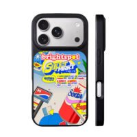 Brightspot Super MRKT soda art iPhone 17 Pro Max Black Case
