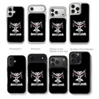 Brock Lesnar skull red eyes Chris Brown Phone Case Black Electroplated Silver For Iphone 11 To 17