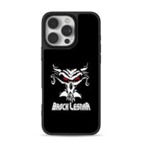 Brock Lesnar skull red eyes iPhone 16 Pro Max Black Case
