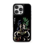 Broly Dragon Ball anime art iPhone 16 Pro Max Black Case