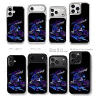 Bronco Hoonigan Monster race truck Chris Brown Phone Case Black Electroplated Silver For Iphone 11 To 17