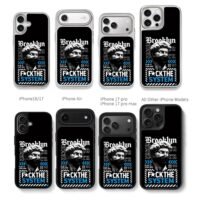 Brooklyn masked David anti system Chris Brown Phone Case Black Electroplated Silver For Iphone 11 To 17