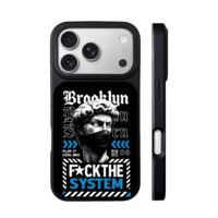 Brooklyn masked David anti system iPhone 17 Pro Max Black Case