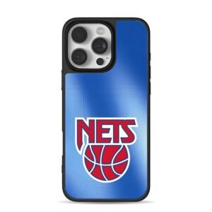 Brooklyn Nets blue basketball iPhone 16 Pro Max Black Case