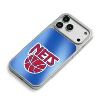 Brooklyn Nets blue basketball iPhone 17 Pro Max Electroplated Silver Case2