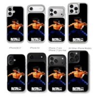 Bruce Lee Enter the Dragon art Chris Brown Phone Case Black Electroplated Silver For Iphone 11 To 17