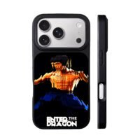 Bruce Lee Enter the Dragon art iPhone 17 Pro Max Black Case