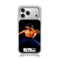 Bruce Lee Enter the Dragon art iPhone 17 Pro Max Electroplated Silver Case1