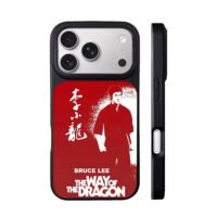 Bruce Lee Way of Dragon red iPhone 17 Pro Max Black Case