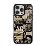 Bruno Mars lyric photo collage iPhone 16 Pro Max Black Case