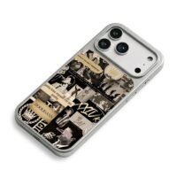 Bruno Mars lyric photo collage iPhone 17 Pro Max Electroplated Silver Case2