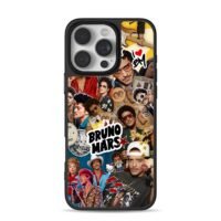Bruno Mars music photo collage Phone Case for iPhone 11-17 & Samsung Galaxy S24-S26