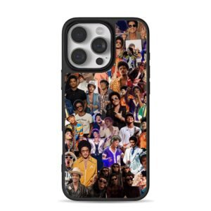 Bruno Mars photo collage Phone Case for iPhone 11-17 & Samsung Galaxy S24-S26