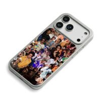 Bruno Mars photo collage iPhone 17 Pro Max Electroplated Silver Case2