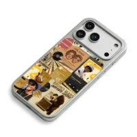 Bruno Mars retro music collage iPhone 17 Pro Max Electroplated Silver Case2