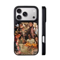 Bruno Mars Silk Sonic collage iPhone 17 Pro Max Black Case