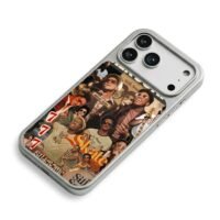 Bruno Mars Silk Sonic collage iPhone 17 Pro Max Electroplated Silver Case2