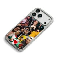 Bruno Mars stage photo collage iPhone 17 Pro Max Electroplated Silver Case2