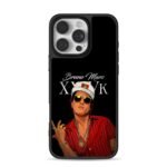 Bruno Mars XXVK jewelry art iPhone 16 Pro Max Black Case