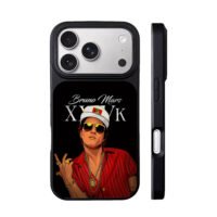 Bruno Mars XXVK jewelry art iPhone 17 Pro Max Black Case