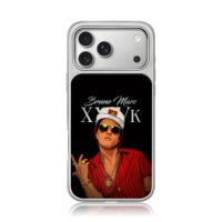 Bruno Mars XXVK jewelry art iPhone 17 Pro Max Electroplated Silver Case1