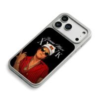Bruno Mars XXVK jewelry art iPhone 17 Pro Max Electroplated Silver Case2