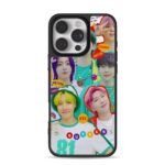 BTS Butter kpop group member collage iPhone 16 Pro Max Black Case