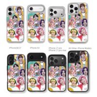 BTS Butter kpop member collage Chris Brown Phone Case Black Electroplated Silver For Iphone 11 To 17