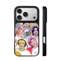 BTS Butter kpop member collage iPhone 17 Pro Max Black Case