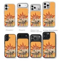 BTS Dynamite icecream van art Chris Brown Phone Case Black Electroplated Silver For Iphone 11 To 17