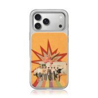 BTS Dynamite icecream van art iPhone 17 Pro Max Electroplated Silver Case1