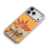 BTS Dynamite icecream van art iPhone 17 Pro Max Electroplated Silver Case2