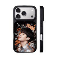 BTS Suga Min Yoongi Love Army iPhone 17 Pro Max Black Case