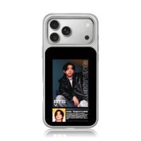 BTS V Kim Taehyung poster iPhone 17 Pro Max Electroplated Silver Case1