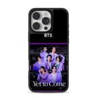 BTS Yet to Come purple concert iPhone 16 Pro Max Black Case