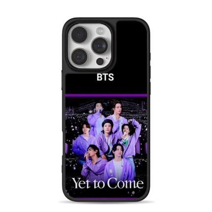 BTS Yet to Come purple concert iPhone 16 Pro Max Black Case