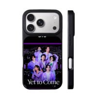 BTS Yet to Come purple concert iPhone 17 Pro Max Black Case