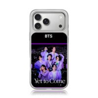 BTS Yet to Come purple concert iPhone 17 Pro Max Electroplated Silver Case1