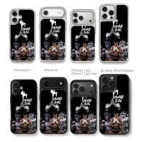 Buakaw Muay Thai fighters wai Chris Brown Phone Case Black Electroplated Silver For Iphone 11 To 17