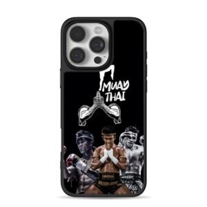 Buakaw Muay Thai fighters wai iPhone 16 Pro Max Black Case