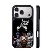 Buakaw Muay Thai fighters wai iPhone 17 Pro Max Black Case