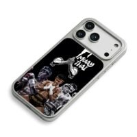 Buakaw Muay Thai fighters wai iPhone 17 Pro Max Electroplated Silver Case2