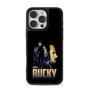 Bucky Avengers Infinity War iPhone 16 Pro Max Black Case