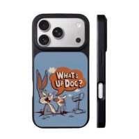 Bugs Bunny Whats Up Doc carrot iPhone 17 Pro Max Black Case