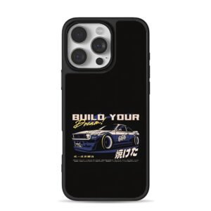 Build Your Dream 666 tuned JDM car iPhone 16 Pro Max Black Case